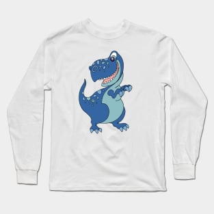 Funny cute dinosaur. Baby stylish art Long Sleeve T-Shirt